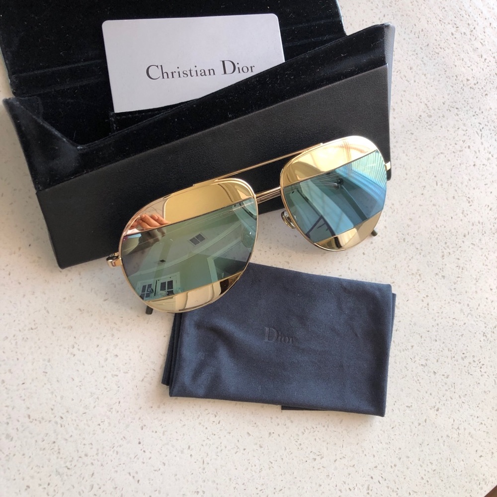 Dior split sunglasses